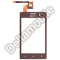 Touch panel and glass Sony Xperia Go/ST27 (black) ― DELTAMOBILE