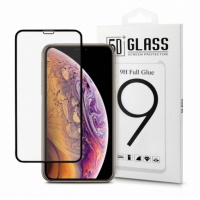 5D Защитное стекло для Apple iPhone 12, 12 Pro (черная рамка) ― DELTAMOBILE