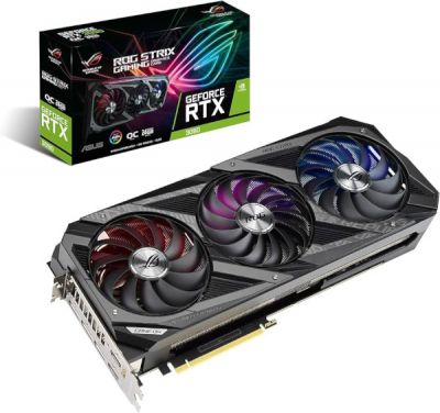 < Used> ASUS ROG Strix GeForce RTX 3090 OC Edition 24GB GDDR6X videocard  ― DELTAMOBILE